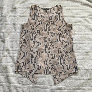 Express Snake Print Tank
